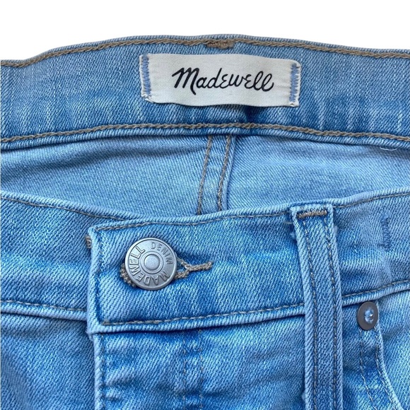 Madewell 9” Mid-Rise Skinny Crop Jeans | Asbury Light Wash | Size 31 - Picture 4 of 14